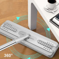 Miniatyrbillede 5 af 8: NYHED 360 roterende spand håndfri gulvmoppe med squeeze moppe white Style3