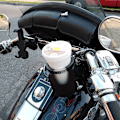 Miniatyrbillede 6 af 9: Justerbar kopphållare Montering Styre Enkel installation Hållbar - Passar motorcykel til 7/8" 1" 1 1/4" drikkeflaskhållare