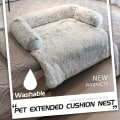 Miniatyrbild 8 av 9: Avtagbar Tvättbar Pet Soffa Överdrag Cover Mat light gray M