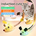 Miniatyrbild 1 av 6: Interaktiv Random Walking Simulering Mus Vibrationssensor Kattunge Pet Cat Plyschleksak white rabbit
