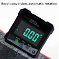 Miniatyrbillede 4 af 6: Grad Digital Inclinometer elektronisk niveau yellow 5.8*5.8cm