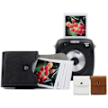 Miniatyrbillede 5 af 5: Instax Square SQ1 SQ20 SQ10 SQ6 SP-3 Instant Film Camera Mini Album Album 3 Tommer (Sort)