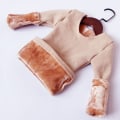 Miniatyrbillede 3 af 7: 3-14 år Termisk undertøjssæt til børn Fleece tykt varmt dansepigerundertøj 04 l height 120-140cm