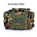 Miniatyrbillede 6 af 11: Udendørs Canvas Vandtæt Fiskeri Lure Box Tactical Package armygreen