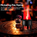 Miniatyrbild 7 av 8: Simulerad 3D Fire Flame Lighting Hängande Fire Pit Lamp red 1pc