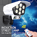 Miniatyrbillede 1 af 9: LED Infrarød Sensor Solar Lampe Fjernskærm Væglampe black 14.6*7.5*5.7cm,44 led