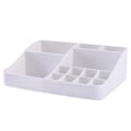 Miniatyrbild 6 av 9: Desktop Diverse Smink Kosmetisk Make Up Case Förvaringsfodral beige 23.6*18.5*7.5cm