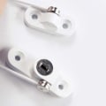 Miniatyrbillede 6 af 9: 4 Stk Baby Sikkerhedsvindue Låse Rustfri Børne Vindue Restrictor Spædbørns Sikkerhedslås White 1PC