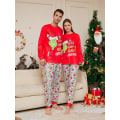 Miniatyrbild 3 av 7: Julpyjamas set Xmas Pjs långärmade nattkläder matchande outfits same as picture kids 4t