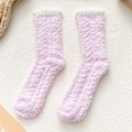 Miniatyrbild 1 av 6: 3ST Dam Fuzzy Socks Tofflor Vinter Fluffy Mysigt Varm Mjuk Aska en storlek