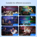 Miniatyrbillede 6 af 10: Star Projector LED Aurora Projektorer Galaxy Sky Moon Lamp white no bluetooth