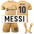 Pikkukuva 1 / 6: Lapsi / Aikuinen 22 23 World Cup Barcelonan vieraspeli Jersey Soccer Set Messi-10 #m