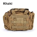 Miniatyrbillede 3 af 11: Udendørs Canvas Vandtæt Fiskeri Lure Box Tactical Package armygreen