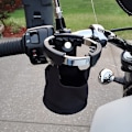 Miniatyrbillede 2 af 9: Justerbar kopphållare Montering Styre Enkel installation Hållbar - Passar motorcykel til 7/8" 1" 1 1/4" drikkeflaskhållare