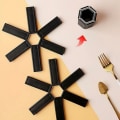 Miniatyrbillede 6 af 7: Creative Folding Isoleringspude Grydeholder Creative Folding Varmeisoleringspude 3pcs 8x5.3cm