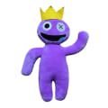 Miniatyrbild 1 av 6: Rainbow Friends plyschleksak Spel Karaktär plyschleksak purple 30cm