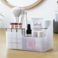 Miniatyrbillede 6 af 9: Desktop Make Up Smykker Opbevaringsboks Diverse Container transparent with grid