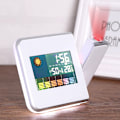 Miniatyrbillede 5 af 8: LED Digital Smart Alarm Clock Elektronisk USB white 150*62*110MM