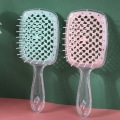 Miniatyrbild 4 av 7: Damhårborste Luftkudde Hårkam Breda tänder Anti-frizz Borste Hårbottenmassage Ihålig black pink