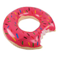 Miniatyrbild 4 av 6: Summer Seat Ring Toy Boj Madrass Uppblåsbar Simring Förtjockad PVC Summer Beach Float Toy pink 80cm