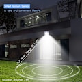 Miniatyrbillede 2 af 9: LED Infrarød Sensor Solar Lampe Fjernskærm Væglampe black 14.6*7.5*5.7cm,44 led