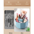 Pikkukuva 6 / 8: Pyörivä kynäpidike kynä Makeup Bucket kosmetiikan säilytyslaatikko green 14*14*13.5cm
