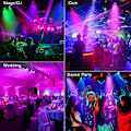 Miniatyrbillede 6 af 6: 12W LED Disco UV Violet Scenelys Ultraviolet Sort Lys Par Lys Spotlight lampe black