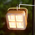 Miniatyrbillede 2 af 6: LED Reflektor Spotlight USB Genopladelig LED Solar Light 4 Modes Telt Lampe 1pc