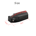 Pikkukuva 8 / 9: Laser- ja LED-takapyörän takavalon turvavaroitusvalo red+black 8.6x3.1x4 .9cm