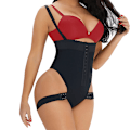 Pikkukuva 1 / 10: Waist Trainer Korsetti Plus-Size Body Shapewear black fivefold extra large