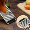 Miniatyrbillede 8 af 9: Rivejernsskærer Multifunktionsskærer i rustfrit stål, aftagelig silver 4 in 1
