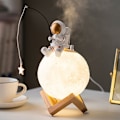 Pikkukuva 7 / 9: LED Moon Night Light ilmankostutin kodin sisustus 1set