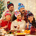 Miniatyrbillede 7 af 7: Jul Led Lys Strikkede Beanies Børne Strikket Hue Lysemitterende Led Uld Varm Kold F elasticity