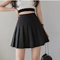 Miniatyrbilde 2 av 3: Tenniskjørt Dame Golf Plissert Shorts Sport Fitness Shorts Høy Midje Yoga Løpeshorts Kjol Gym Klær Grey XXL