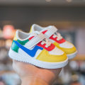 Pikkukuva 5 / 7: Baby kengät Toddler Tytöt Pojat Urheilukengät Lapsille Nahkaiset Lasten tennarit 3154-orange 22 ( insole14.0 cm)