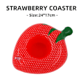 Miniatyrbillede 1 af 7: Vand Coasters Flydende oppustelig kopholder Svømmebassin Drikke Float Legetøj strawberry