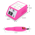 Pikkukuva 3 / 9: Nail Drill Machine Professional Manikyyri kynsiviilasarja akryyli gray 24.5*14.7*6.7CM