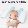Miniatyrbillede 1 af 9: Rebound Foam Memory Pillow Baby Newborn Head Shaping Puder pink small
