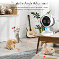 Miniatyrbillede 1 af 8: Automatisk kattelegetøj Interactive Smart Teasing Pet LED-laser white 65*110mm