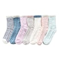 Miniatyrbild 6 av 6: 3ST Dam Fuzzy Socks Tofflor Vinter Fluffy Mysigt Varm Mjuk Aska en storlek