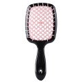 Miniatyrbild 1 av 7: Damhårborste Luftkudde Hårkam Breda tänder Anti-frizz Borste Hårbottenmassage Ihålig black pink