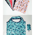 Pikkukuva 6 / 10: Luova printed kankainen matkapuhelintyyppinen taitettava ostoskassi Random Color 4pc