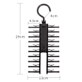 Miniatyrbillede 6 af 7: Justerbar 360 graders roterende 20 bue opbevaringsstativ Husholdning black 29*13cm