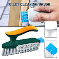 Miniatyrbillede 1 af 6: Multifunktions badeværelsesfliser Gulv Gap Brush Gulvbørste Hjørne Gap Brush White