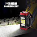 Miniatyrbillede 3 af 9: Genopladelig LED-lommelygte Zoombare vandtætte lommelygte orange large