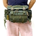 Miniatyrbild 7 av 9: Multifunktionell vattentät fiskeväska för utomhusbruk army green
