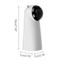 Miniatyrbillede 3 af 9: Interactive Smart Teasing Pet LED Laser Sjovt legetøj white 7x7x1 8cm
