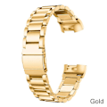 Miniatyrbillede 1 af 5: For Fitbit Charge 5 4 3 2 Smart Armbånd Watch Rustfrit Stål Rem Loop Til Fitbit Charge 3 SE Sølv Rem Correa Gold For Charge 3 4
