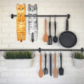 Miniatyrbild 5 av 8: rolig katt handduk kök badrum handduk boll black cat