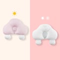 Miniatyrbillede 3 af 10: Babypude Honeycomb åndbar Newborn Head Positioner green without fixed column